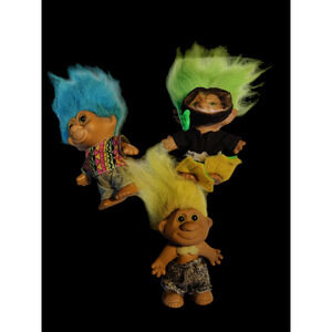 Vintage Troll collection of 3
